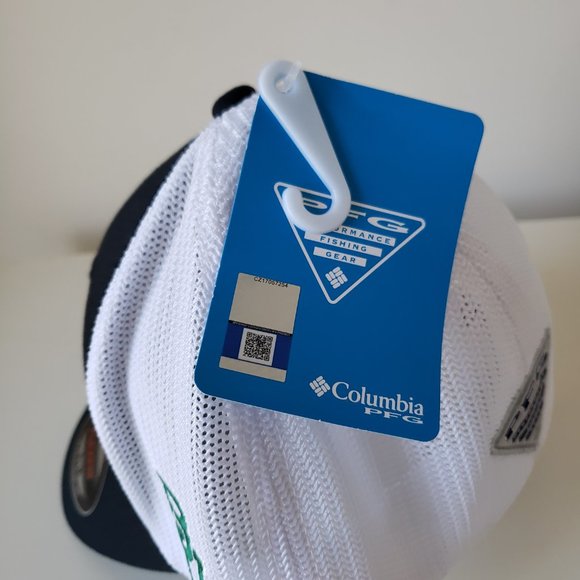 Columbia Baylor Bears PFG Fitted Size S/M Hat Cap Mesh Stretch Flexfit Black NWT - Picture 6 of 11